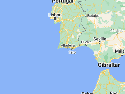 Map showing location of Alvor (37.12994, -8.59174)