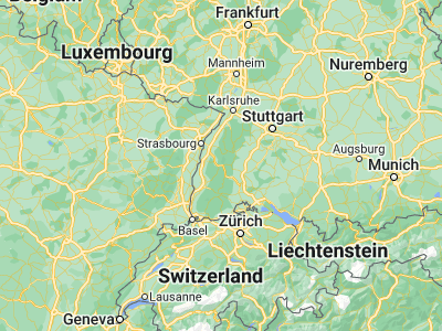 Map showing location of Black Forest (48.276966, 8.182764)