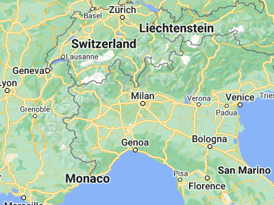 Map showing location of Cornaredo (45.49697, 9.02614)