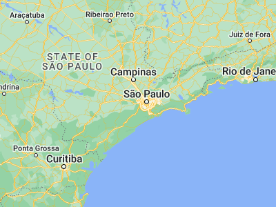 Map showing location of Cotia (-23.60389, -46.91917)