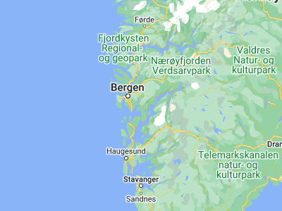 Map showing location of Eikelandsosen (60.24302, 5.74602)