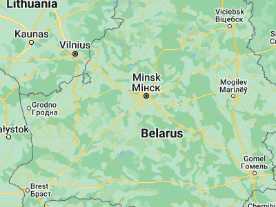 Map showing location of Fanipol (53.76272, 27.29622)