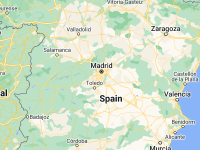 Map showing location of Fuenlabrada (40.28419, -3.79415)