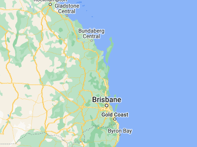Map showing location of Gympie (-26.18979, 152.66499)
