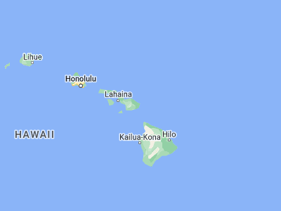 Map showing location of Hāna (20.75806, -155.99028)