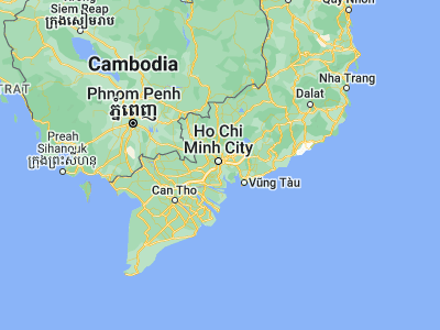 Map showing location of Ho Chi Minh City (10.75, 106.66667)