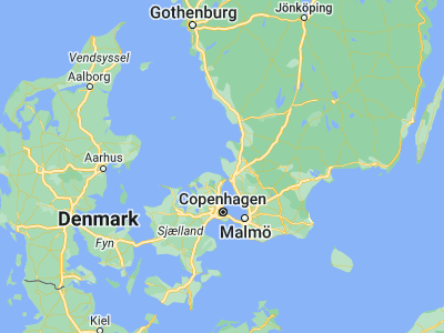 Map showing location of Höganäs (56.19971, 12.55795)