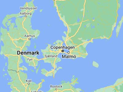 Map showing location of Hørsholm (55.88333, 12.5)