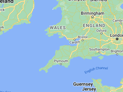 Map showing location of Ilfracombe (51.2093, -4.11344)