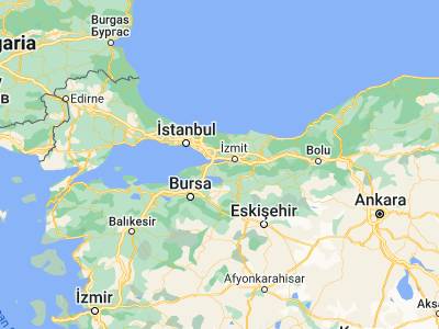Map showing location of Karamürsel (40.69144, 29.61568)