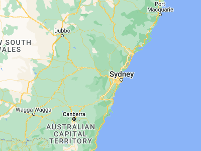 Map showing location of Katoomba (-33.71977, 150.30739)