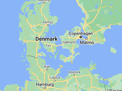 Map showing location of Korsør (55.32993, 11.13857)