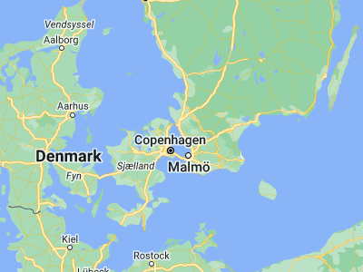 Map showing location of Landskrona (55.8708, 12.83016)