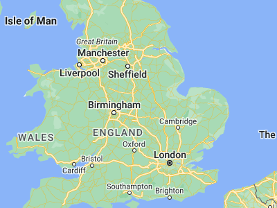 Map showing location of Leicester (52.6386, -1.13169)