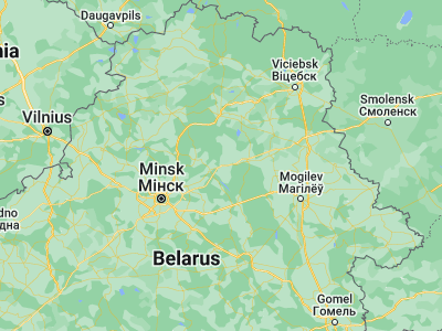 Map showing location of Loshnitsa (54.2796, 28.7649)
