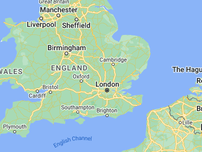 Map showing location of Luton (51.87967, -0.41748)