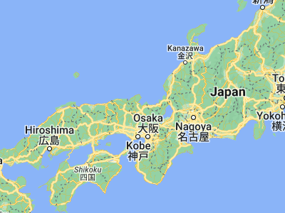 Map showing location of Maizuru (35.45, 135.33333)