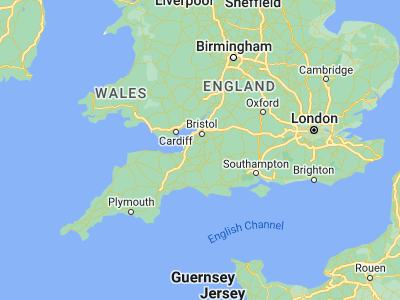 Map showing location of Mendip (51.2372, -2.6266)