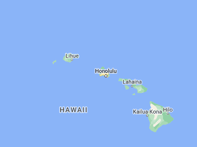 Map showing location of Mā‘ili (21.42194, -158.18028)