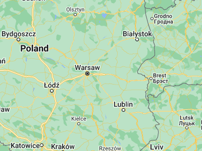 Map showing location of Mińsk Mazowiecki (52.17935, 21.57251)