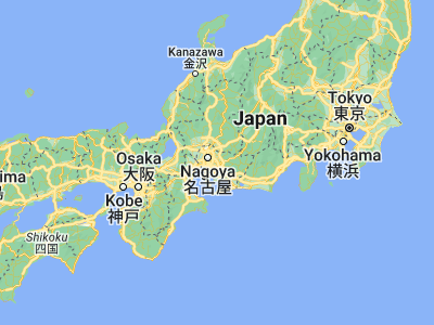 Map showing location of Miyoshi (35.08333, 137.06667)