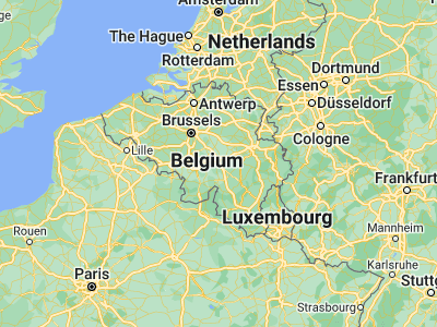 Map showing location of Namur (50.4669, 4.86746)