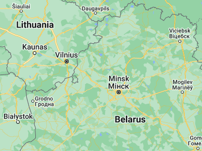 Map showing location of Nasilava (54.3117, 26.8001)