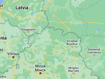Map showing location of Navapolatsk (55.5318, 28.5987)
