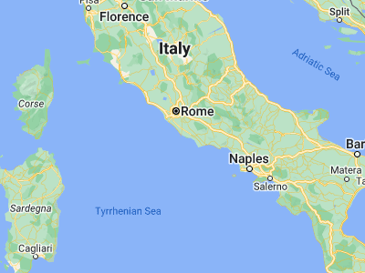 Map showing location of Nettuno (41.45907, 12.66037)