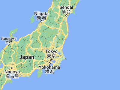 Map showing location of Ōmiya (36.55, 140.41667)