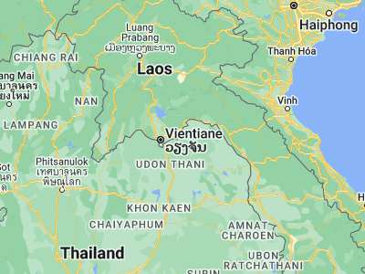 Map showing location of Phon Charoen (18.03333, 103.16667)