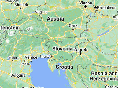 Map showing location of Preddvor (46.3025, 14.42306)