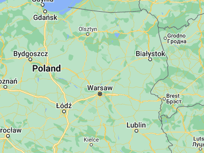 Map showing location of Pułtusk (52.7025, 21.08276)