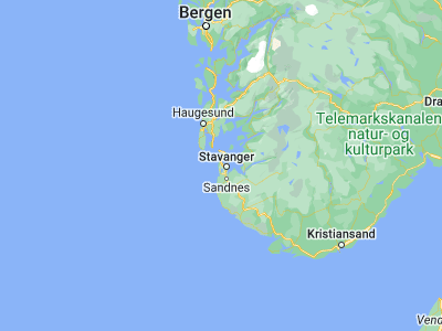 Map showing location of Randaberg (58.99955, 5.61871)