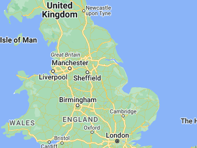 Map showing location of Retford (53.32213, -0.94315)