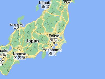 Map showing location of Saitama (35.90807, 139.65657)