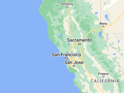 Map showing location of Santa Rosa (38.44047, -122.71443)