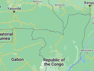 Map showing location of Sémbé (1.64806, 14.58056)
