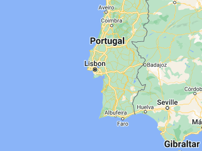 Map showing location of Setúbal (38.5244, -8.8882)