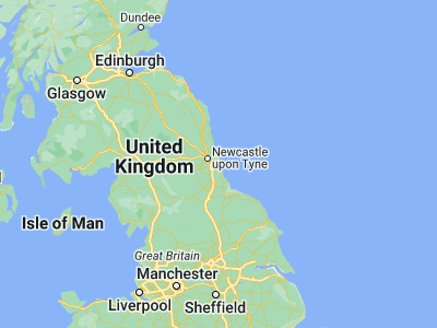 Map showing location of Sunderland (54.90465, -1.38222)