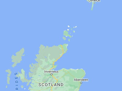 Map showing location of Thurso (58.59271, -3.52594)
