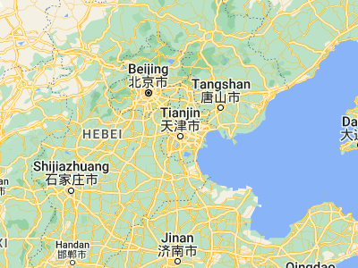 Map showing location of Tianjin (39.14222, 117.17667)