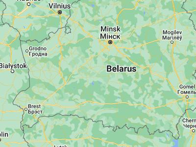 Map showing location of Tsimkavichy (53.0672, 26.9902)