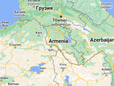 Map showing location of Yerevan (40.18111, 44.51361)