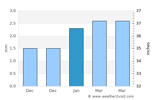 Adrar average rain in January