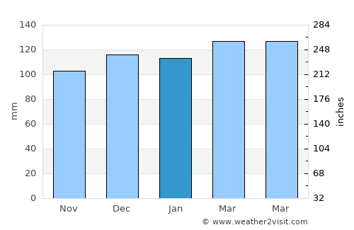 Alejo Ledesma average rain in January