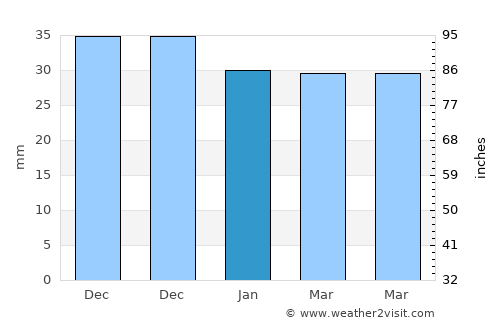 Altınekin average rain in January