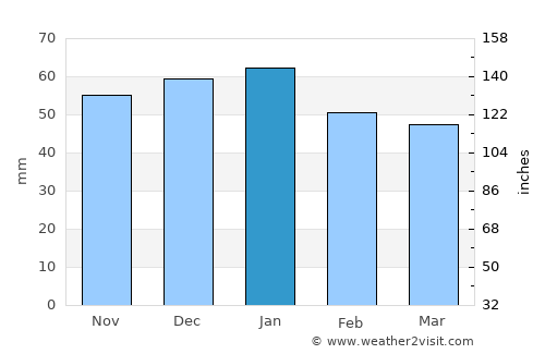 Alturas average rain in January