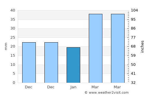 Altus average rain in January