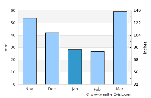 Anamosa average rain in January